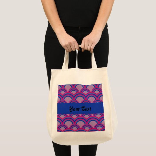 Tote Bag Motif sans joint avec arc-en-ciel (Devant (produit))