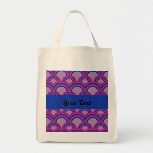 Tote Bag Motif sans joint avec arc-en-ciel (Devant)