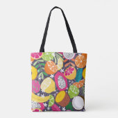 Tote Bag Motif sans soudure, collection de tropi exotiques (Dos)