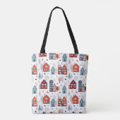 Tote Bag Motif scandinave d'art populaire de Chambre (Dos)