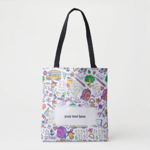 Tote Bag Motif scolaire