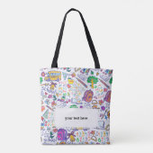 Tote Bag Motif scolaire (Dos)