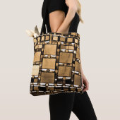 Tote Bag Motif Sepia Mirror (De près)