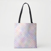 Tote Bag Motif simple moderne à bandes arc-en-ciel (Devant)