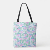 Tote Bag Motif sous-marin Pastel Puffer Fish (Dos)