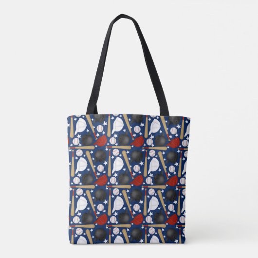 Tote Bag Motif sportif de baseball (Dos)
