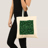 Tote Bag Motif Terrazzo Patchwork Pavé Vert Jade (Devant (produit))