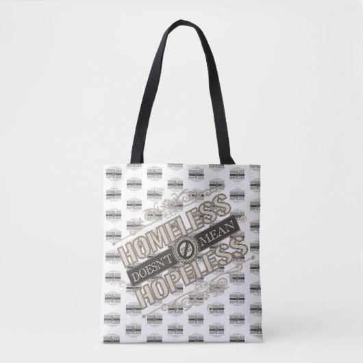 Tote Bag Motif texturé HdmH (Devant)