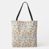 Tote Bag Motif tournesol (Dos)