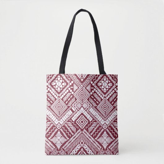 Tote Bag Motif transparent Aztec (Devant)