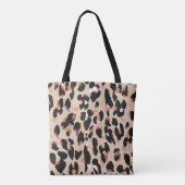 Tote Bag Motif transparent Empreinte de léopard (Dos)