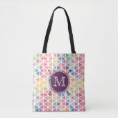 Tote Bag Motif triangle aquarelle personnalisé Fourre-tout (Devant)