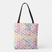 Tote Bag Motif triangle aquarelle personnalisé Fourre-tout (Dos)