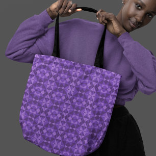 Tote Bag Motif triangle géométrique Abstrait