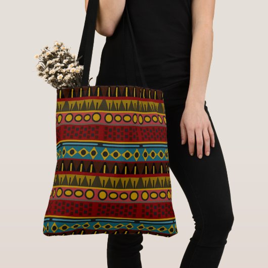 Tote Bag Motif tribal africain (De près)