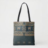 Tote Bag motif tribal africain ethnique (Devant)