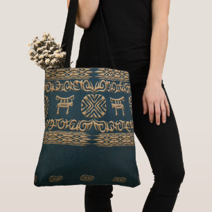Tote Bag motif tribal africain ethnique