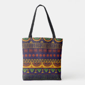 Tote Bag Motif tribal, polyvalent pour diverses utilisation (Dos)