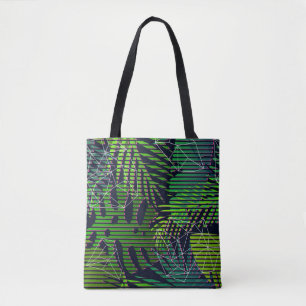 Tote Bag Motif tropicale sans couture avec plantes tropicau