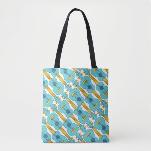 Tote Bag Motif Ukulele vertical (Devant)