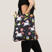 Tote Bag Motif Unicorn (De près)