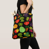 Tote Bag Motif végétal transparent (De près)