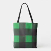 Tote Bag Motif vert (Dos)