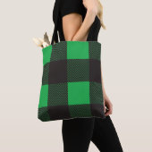 Tote Bag Motif vert (De près)