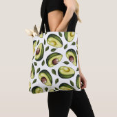 Tote Bag Motif vert d'Avocadoe (De près)