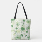 Tote Bag Motif vert de palmier (Dos)