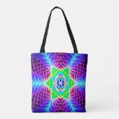 Tote Bag Motif vif coloré (Dos)