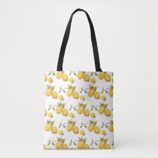 Tote Bag Motif vintage au citron