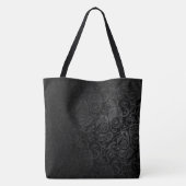 Tote Bag Motif Vintage gothique noir et gris (Dos)