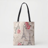 Tote Bag Motif Vintage Paris France (Devant)