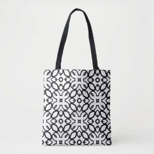 Tote Bag Motif vintage sans couture en ornement géométrique