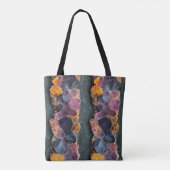 Tote Bag Motif violet, bleu et ambre (Dos)
