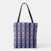 Tote Bag Motif violet unique (Dos)