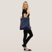 Tote Bag Motif Wave et Geometry Abstrait (Sur le modèle)