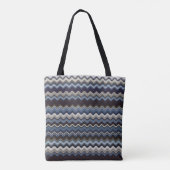 Tote Bag Motif Wavy multicolore (Dos)