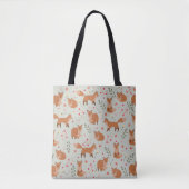 Tote Bag Motif Whimsical Fox (Devant)