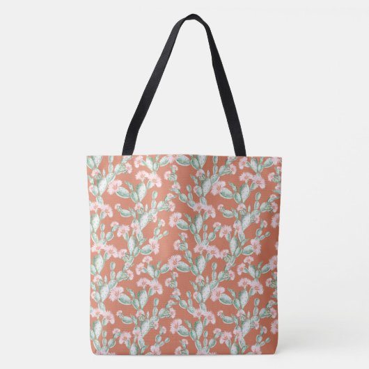 Tote Bag Motif Wild Cactus (Devant)