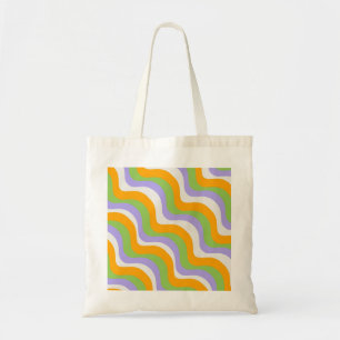 Tote Bag Motif Y2k Abstrait de la couche Super d'onde rétro