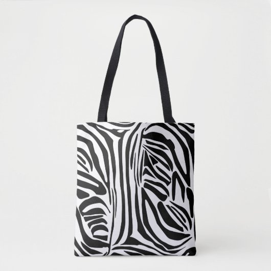 Tote Bag Motif zèbre (Devant)
