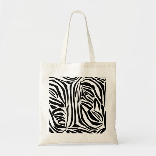 Tote Bag Motif zèbre (Devant)