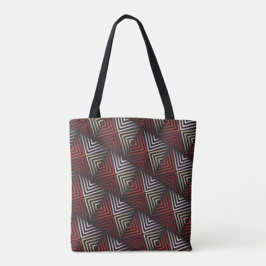 Tote Bag Motif Zigzag (Dos)