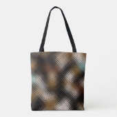 Tote Bag Motif Zigzag cool multicolore (Dos)
