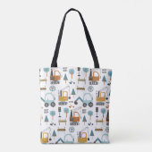 Tote Bag Motifs de construction (Dos)
