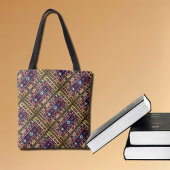 Tote Bag Motifs de tapis orientaux aux couleurs de l'automn