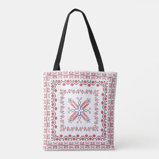 Tote Bag Motifs roumains traditionnels Roumanie 4 d'art (Dos)