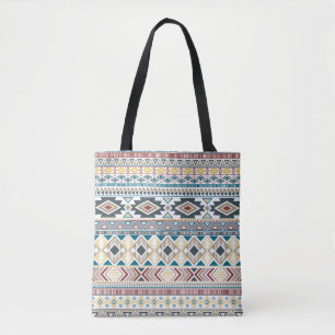 Tote Bag Motifs Tribaux Aztèques : Design géométrique sans